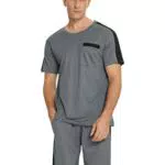 Ticioeke Tuta Uomo Completa Tuta Estiva con Tasche Divise Calcio Uomo e Tuta Ginnastica Uomo Completo Palestra con Coulisse