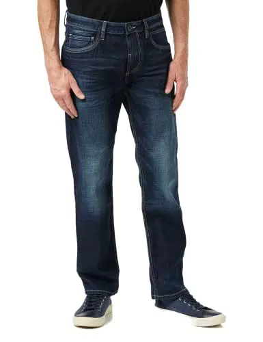 TOM TAILOR Marvin Jeans, Dark Stone Wash New, Uomo