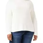 Tommy Hilfiger Maglione Hayana Mock-nk, Ecru