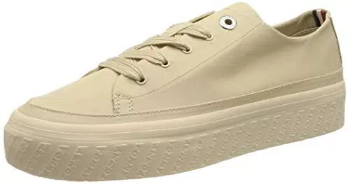 Tommy Hilfiger Monochromatic Vulc Sneaker, Scarpe da Ginnastica Donna