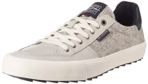 Tommy Hilfiger Seasonal Vulc Felt, Scarpe da Ginnastica Uomo