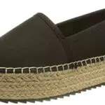 Tommy Jeans Espadrillas Flatform, Pantofole Donna, Nero