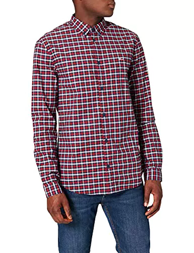 Tommy Jeans TJM Stretch Check Poplin Shirt, Camicia