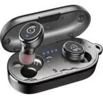 TOZO T10 Auricolari Bluetooth Senza Fili Cuffie Bluetooth 5.3 IPX8 Impermeabili Sportivi in Ear con custodia di ricarica suono di alta qualità