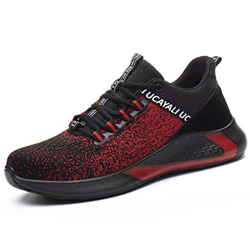 UCAYALI Scarpe Antinfortunistica Uomo Scarpe da Lavoro Leggere con Punta in Acciaio Scarpe Antinfortunistiche Traspiranti