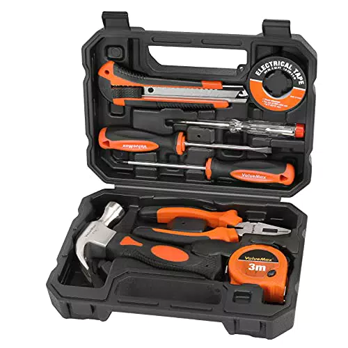 ValueMax Set di Attrezzi 8-in-1, Cassetta Attrezzi, Tester di Tensione