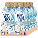 Vernel Ammorbidente Concentrato per Abbigliamento Aromaterapia Acqua di Cocco & Minerals - Set di 8 Pezzix57D