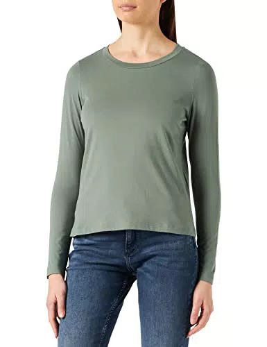 Vero Moda Vmpaula L/S T-Shirt Noos, Ghirlanda di Alloro