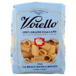 Voiello Pasta Mezze Maniche Rigate N.122, Pasta Corta di Semola Grano Aureo 100%