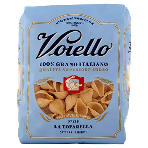Voiello Pasta Tofarelle, Pasta Corta di Semola Grano Aureo 100%