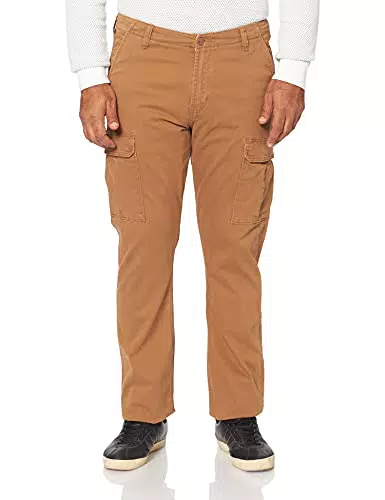 Wrangler Casey Jones Cargo Pantaloni, Uomo, Marrone