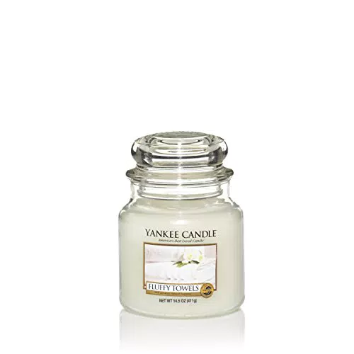Yankee Candle Candela profumata in giara media, Soffici asciugamani