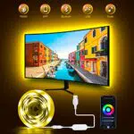 5M Striscia LED USBaxcio Striscia Luminosa LED TV Colorati 5050 RGB 5V Music Sync