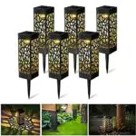 6 pezzi Lampada Solare Giardino, Solare Led Esterno