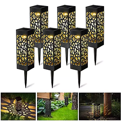 6 pezzi Lampada Solare Giardino, Solare Led Esterno