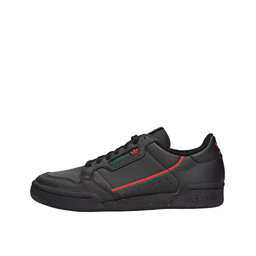adidas Continental 80carpe Uomo, Core Black/Scarlet/Collegiate Green
