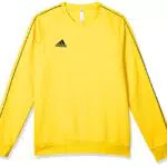 adidas Core 18 Sweat Top, Felpa Unisex-Adulto, Yellow/Black