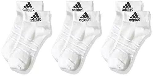 adidas Cushioned, Calzini Unisex-Adulto, Bianco/Bianco/Bianco