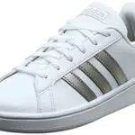 adidas Grand Court, Scarpe da Tennis Donna, White/Platin Met./White