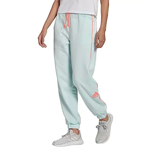 adidas W CB PT, Pantaloni Sportivi Donna, Ice Mint/White/Turbo