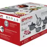 Aeternum, Madame Petravera 3.0, Batteria 8 pezzi, 2 padelle 20-24 cm