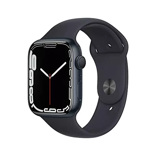 Apple Watch Series 7 Cassa 45 mm in alluminio color mezzanotte con Cinturino Sport color mezzanotte - Regular