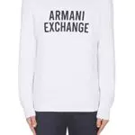 ARMANI EXCHANGE Front Extended Embroidered Logo Maglione