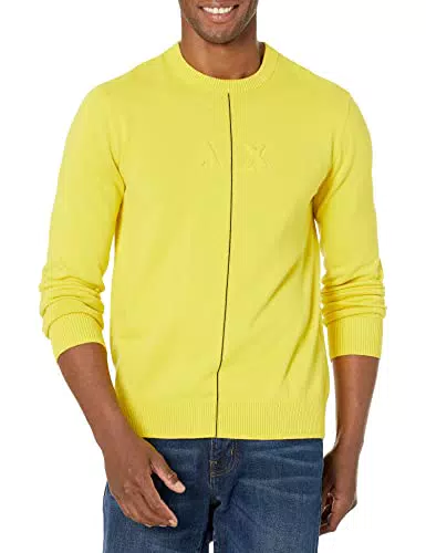 ARMANI EXCHANGE Front Line, Embroidered Logo Maglione