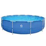 Avenli Piscina Rotonda con Struttura, Blu