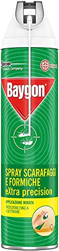 Baygon Spray con Cannuccia Extra Precision, Efficacie contro Scarafaggi e Formiche