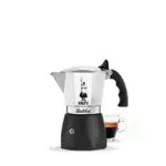 Bialetti Caffettiera Brikka, 2 Tazze, Espresso Cremoso come al Bar