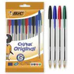 BIC Penne a Sfera, Cristal Original, Colori Assortiti