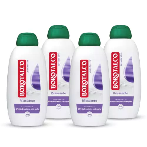 Borotalco Bagnodoccia Rilassante Lavanda e Iris, Bagnoschiuma Corpo