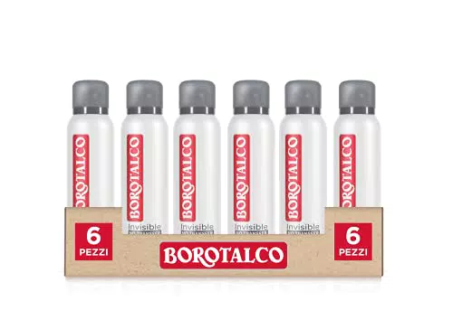 Borotalco, Deodorante Spray Invisible, Anti Macchie