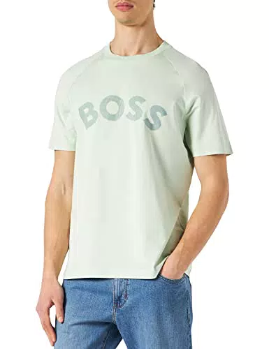 BOSS Tee Naps T-Shirt, Open Green361