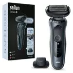 Braun Series 6 Rasoio Elettrico Barba, Rifinitore Di Precisione EasyClickensoFlex