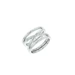 Calvin Klein Anelli da Donna Collezione Minimal Linear Rings con Cristalli