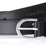 Calvin Klein Must Metal Loop Rnd Belt 25mm Cintura, CK Black