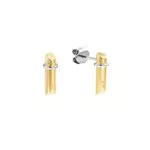 Calvin Klein Orecchini a Perno da Donna, Collezione Elongated Linear 35000021