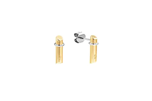 Calvin Klein Orecchini a Perno da Donna, Collezione Elongated Linear 35000021
