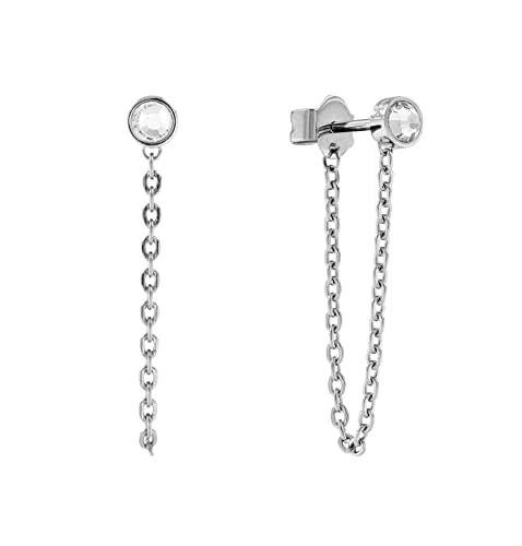 Calvin Klein Orecchini da Donna Collezione Linked Con Cristalli - 35000107
