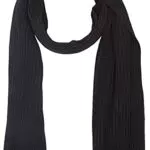 Calvin Klein Organic Ribs Scarf Sciarpa, CK Black, Etichettalia Unica Donna