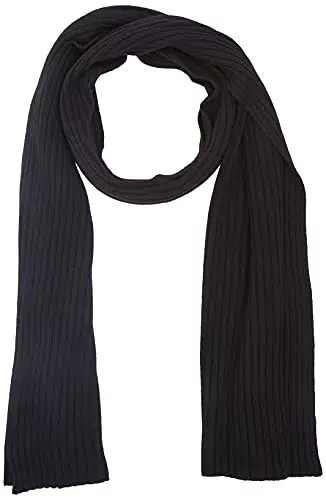 Calvin Klein Organic Ribs Scarf Sciarpa, CK Black, Etichettalia Unica Donna