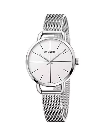 Calvin Klein Orologio Analogico-Digitale Quarzo Unisex Adulto con Cinturino in Acciaio Inox K7B23126