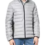 Calvin Klein Recycled Side Logo Jacket Giacca, Grey Fog