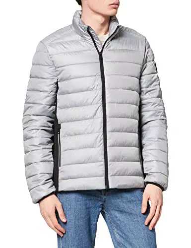 Calvin Klein Recycled Side Logo Jacket Giacca, Grey Fog