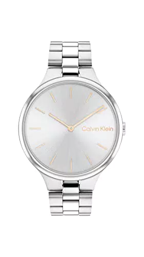 Calvin Klein Women's Analog Quartz Watch with Stainless Steel Strap 25200128