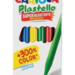 CARIOCA Plastello, Pastelli a Cera Lavabili per Bambini