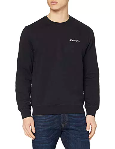Champion Classic Small Logo Crewneck Sweatshirt, Felpa