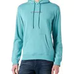 Champion Soft Fluo, Felpa con Cappuccio, Uomo, Blu, XL